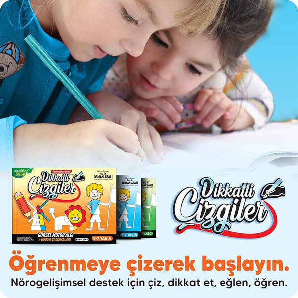 Okuldan Önce Serisi - Dikkatli Çizgiler Seti 