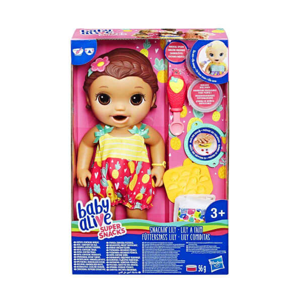 Baby Alive Lily ile Mama Eğlencesi Kumral E5842
