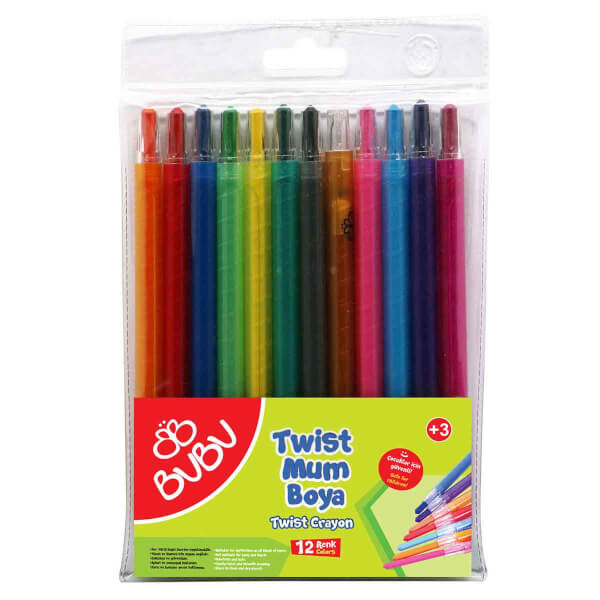 Bubu Twist Mum Boya 12 Renk