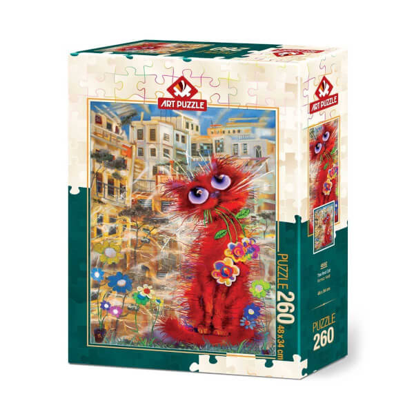 260 Parça Puzzle : Kırmızı Kedi