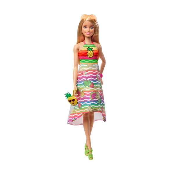 Barbie Crayola Mevyeli Tasarım Bebeği GBK18