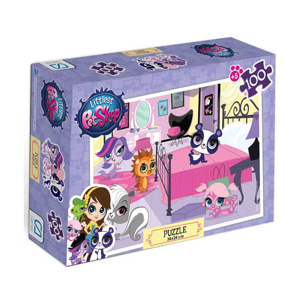 100 Parça Puzzle : Littlest Pet Shop