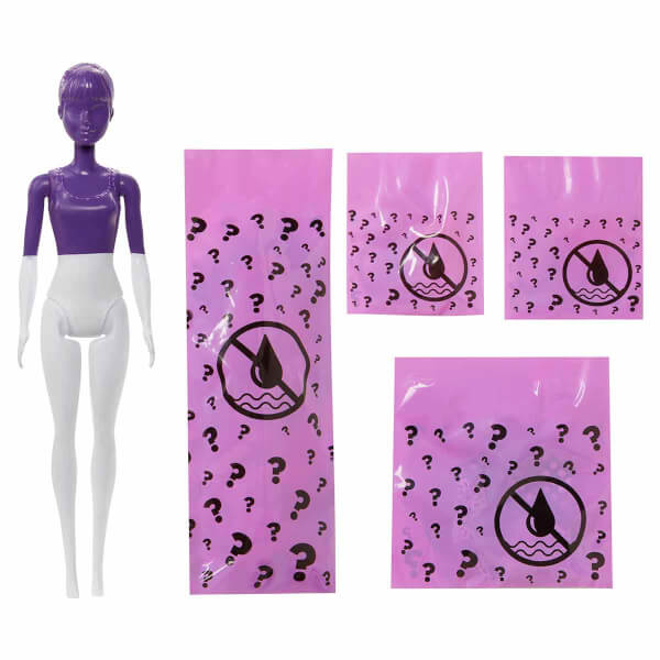 Barbie Color Reveal Renk Değiştiren Sürpriz Barbie Renk Bloklu Bebekler Seri 2 GWC56