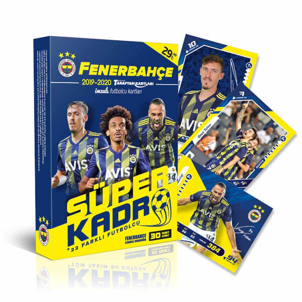 Fenerbahçe 2019-2020 Süper Kadro İmzalı Taraftar Kartları