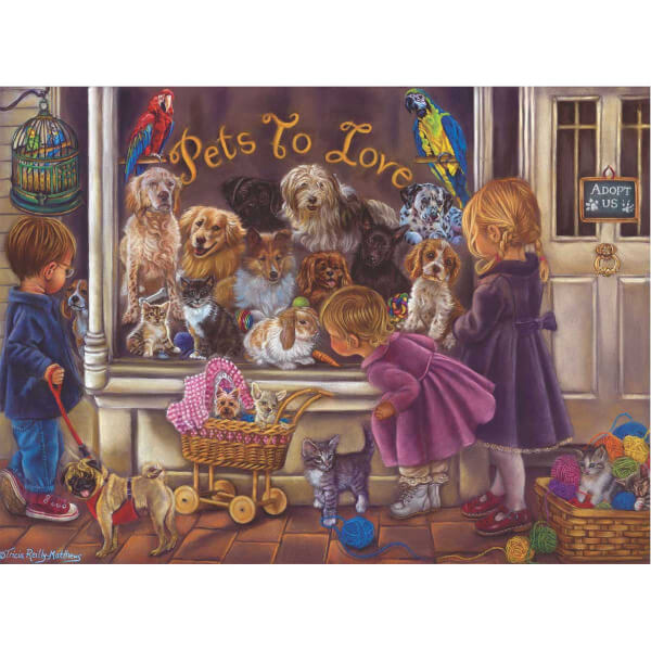 1000 Parça Puzzle : Hayvan Sevgisi