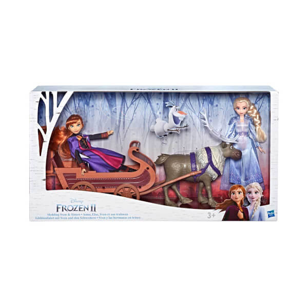 Disney Frozen 2 Elsa, Anna ve Sven Kızaklı Oyun Seti E5501