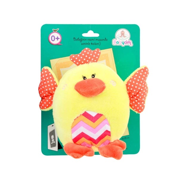 Babycim Oturan Çıngıraklı Peluş Civciv