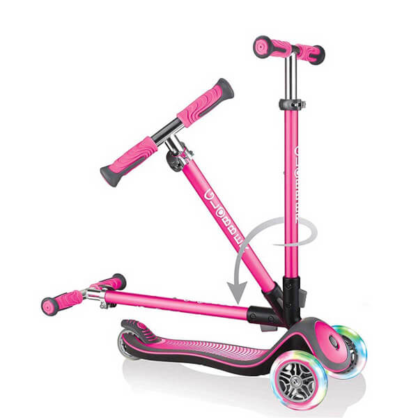Elite Lights 3 Tekerlekli Pembe Scooter