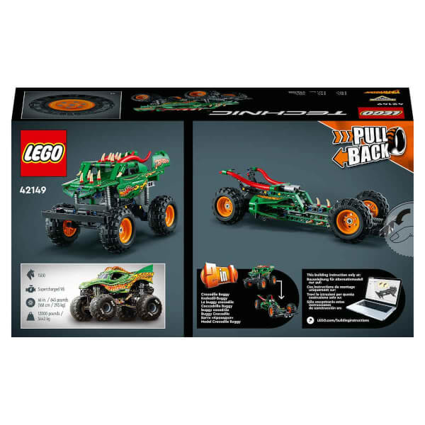LEGO Technic Monster Jam Dragon 42149