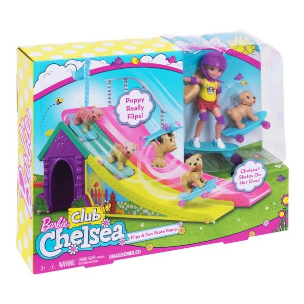 Barbie Chelsea'nin Kaykay Pisti FBM99