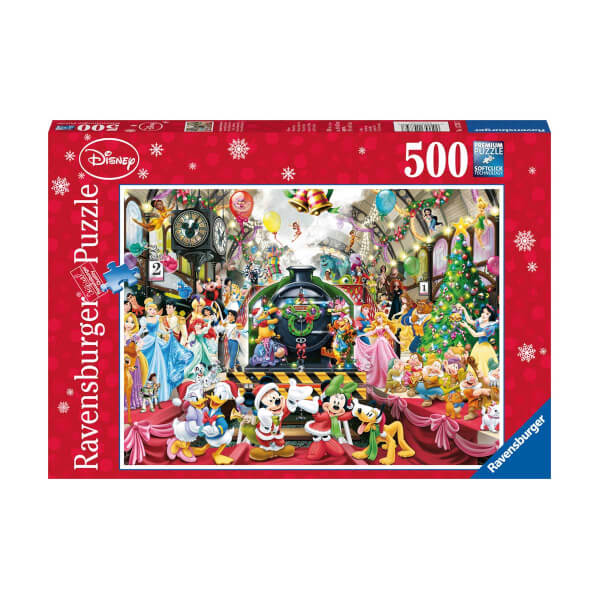 500 Parça Puzzle : Walt Disney Xmas Train