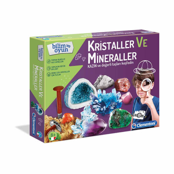 Bilim ve Oyun Seti: Kristaller ve Mineraller