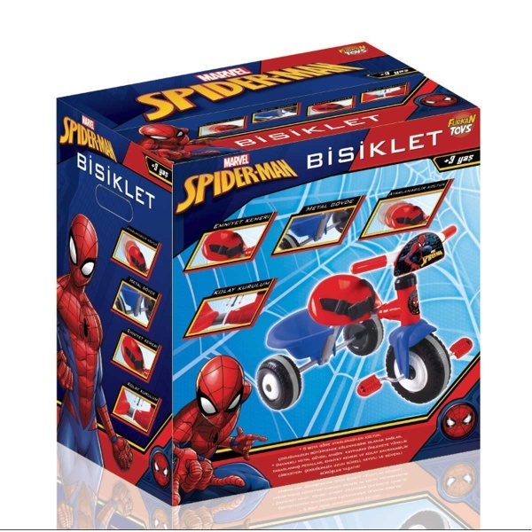 Spiderman 3 Tekerlekli Bisiklet