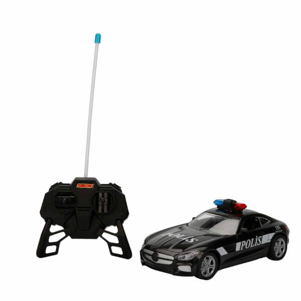 1:20 Uzaktan Kumandalı Suncon Işıklı Polis Arabası 21 cm.