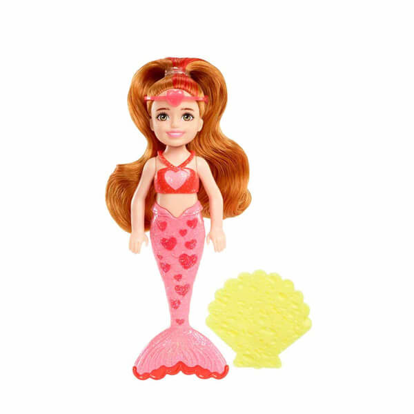 Barbie Color Reveal Renk Değiştiren Sürpriz Chelsea Gökkuşağı Deniz Kızı Bebekler HDN75
