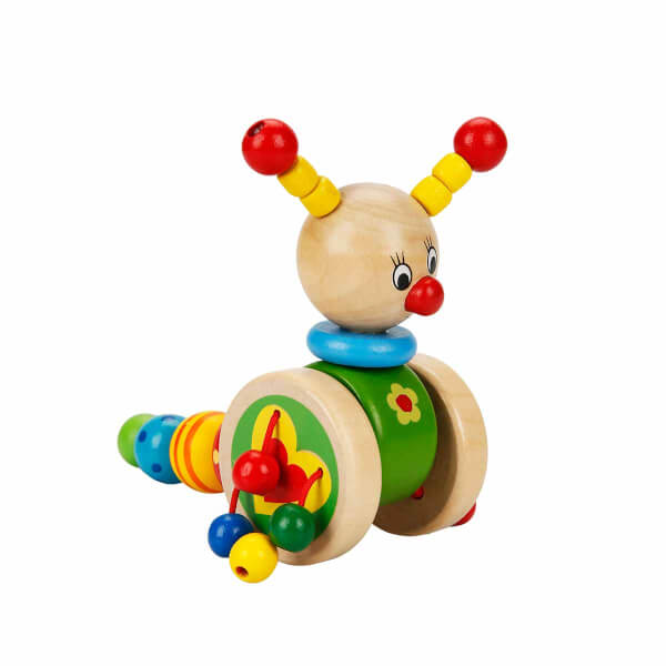 Woody Ahşap Oyuncaklar İttir Götür Müzisyen Hayvanlar