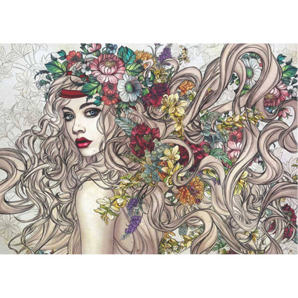 1500 Parça Puzzle : Çiçeklerin Gücü