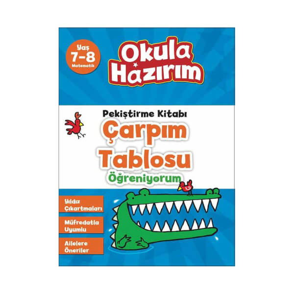 Okula Hazırım 12 Çarpım Tablosu 7-8 Yaş