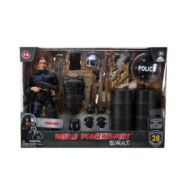 World Peacekeepers - S.W.A.T - Oyuncak Polis ve Aksesuarları Oyun Seti