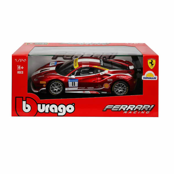 1:24 Ferrari Racing 488 Challenge 2017 Model Araba
