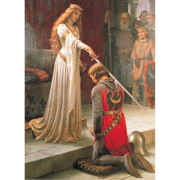 1000 Parça Puzzle : The Accolade - Edmund Blair Leighton