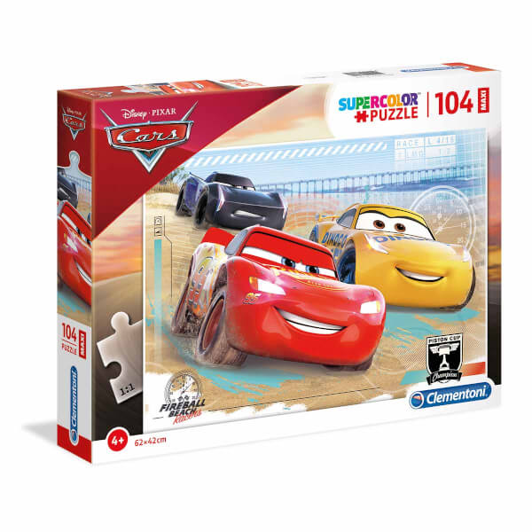 104 Parça Puzzle: Maxi Cars Fireball Beach Yarışçıları