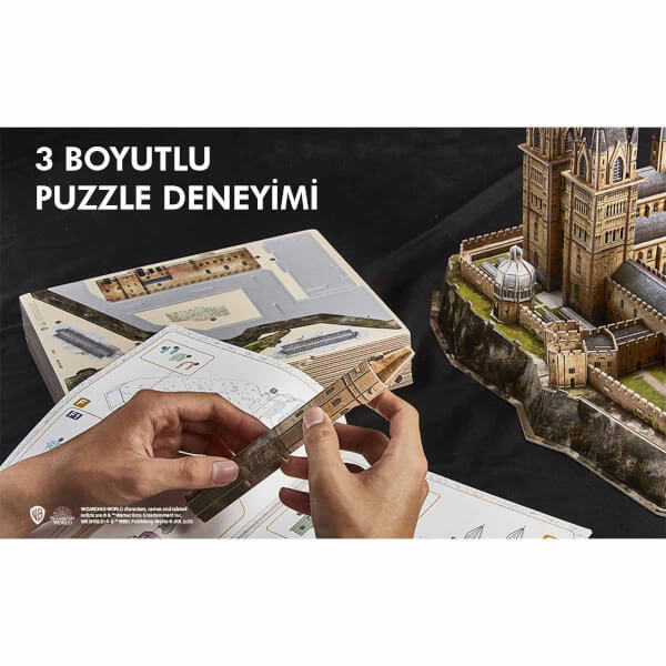 243 Parça 3D Puzzle: Harry Potter Hogwarts Astronomi Kulesi