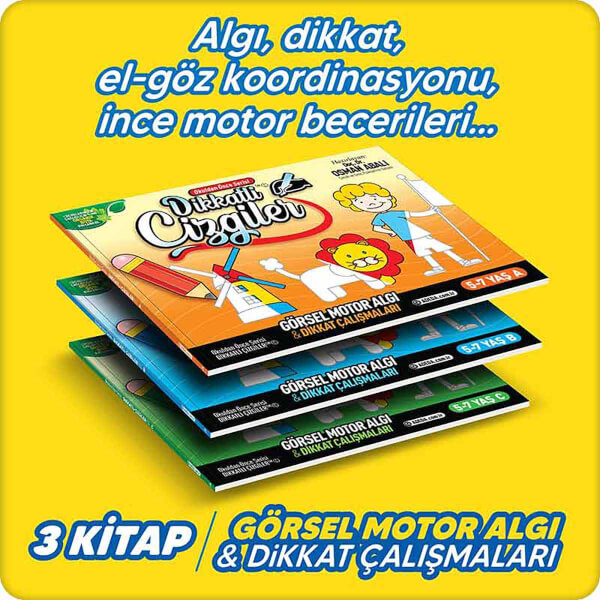 Okuldan Önce Serisi - Dikkatli Çizgiler Seti 