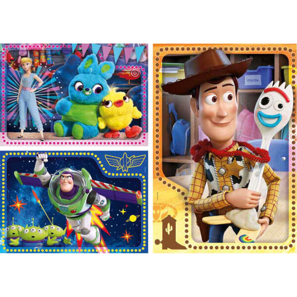3 x 48 Parça Puzzle : Toy Story 4 