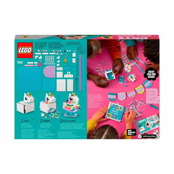 LEGO DOTS Tek Boynuzlu At Yaratıcı Aile Paketi 41962
