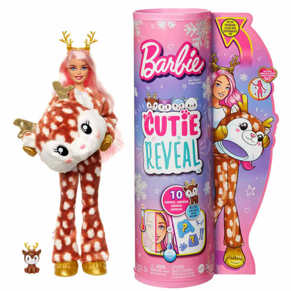 Barbie Cutie Reveal Snowflake Sparkle Bebekler HJM12