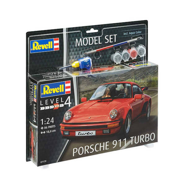 Revell 1:24 Porsche 911 Turbo Model Set Araba 7179