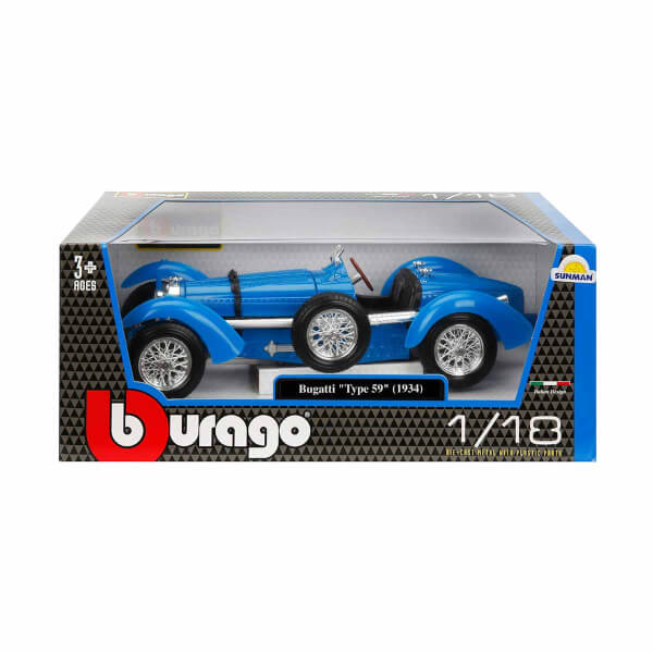 1:18 Bugatti Type 59 1934 Model Araba