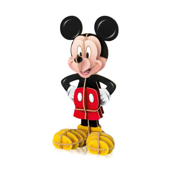 104 Parça Puzzle + 3D Model : Mickey
