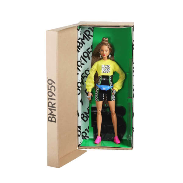 Barbie BMR1959 Koleksiyon Barbie Bebeği Şortlu Uzun Saçlı GHT91