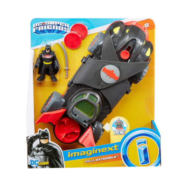 Imaginext DC Super Friends Ninja Batmobile FTG92
