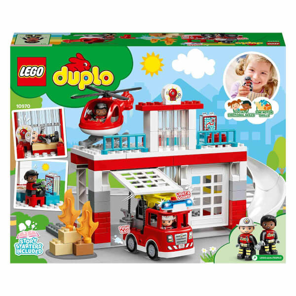 LEGO DUPLO İtfaiye Merkezi ve Helikopter 10970