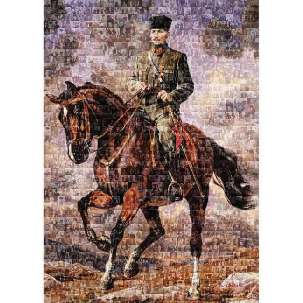 1000 Parça Puzzle: Gazi Mustafa Kemal ve Atı Sakarya