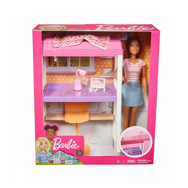 Barbie Oda ve Bebek Seti 