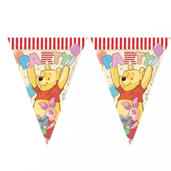 Winnie The Pooh 11'li Üçgen Bayrak