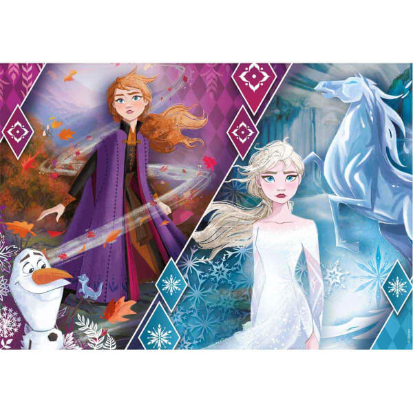104 Parça Puzzle : Glitter Effect Frozen II