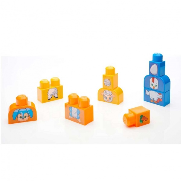 Mega Bloks Karıştır-Eşleştir Hayvancıklar Blok Torbaları FLT36