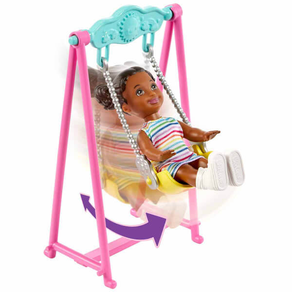 Barbie Bebek Bakıcısı Skipper Oyun Evi Seti HHB67
