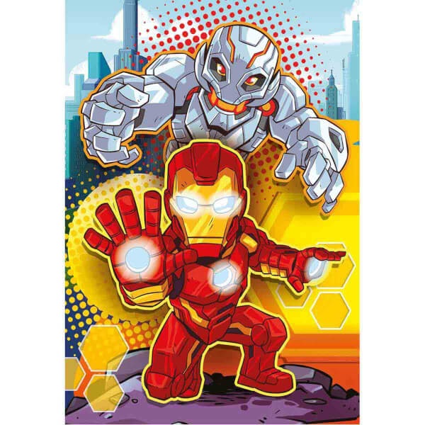 3 x 48 Parça Puzzle : Marvel Super Hero Adventures