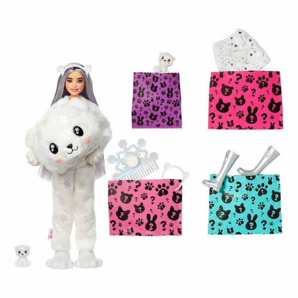 Barbie Cutie Reveal Snowflake Sparkle Bebekler HJM12