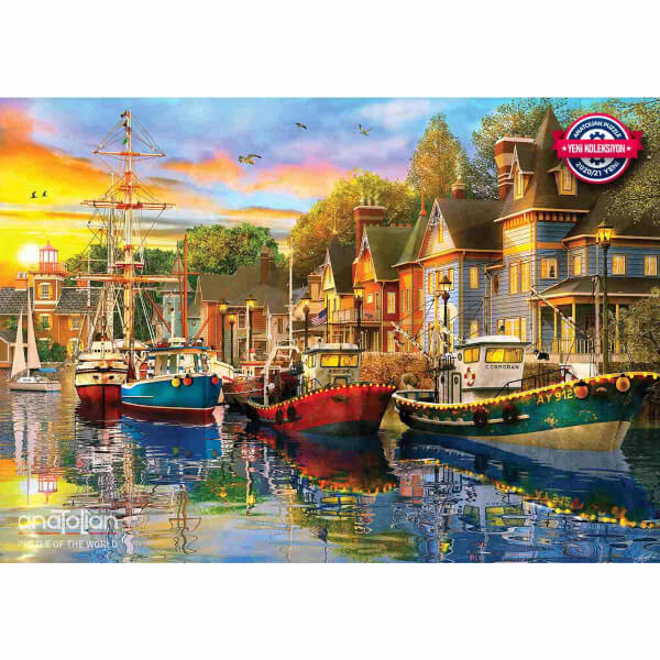 1500 Parça Puzzle : Liman Işıkları