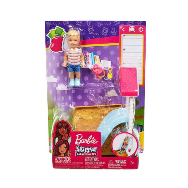 Barbie Bebek Bakıcılığı Oyun Seti FXG94