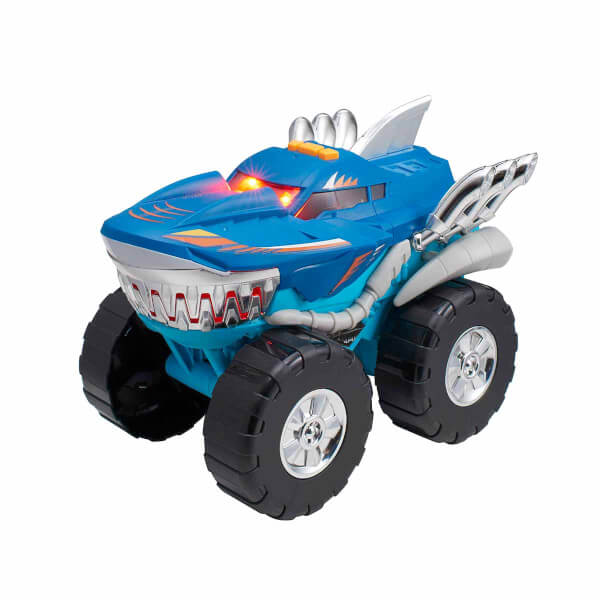 Teamsterz Monster Moverz Robo Shark Sesli ve Işıklı Motorize Köpek Balığı Araba 24 cm.