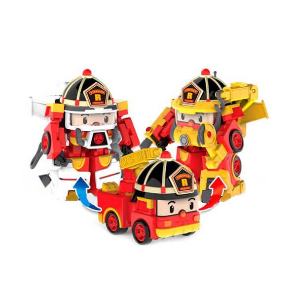Robocar Poli Aksesuarlı Transformers Robot Figür Roy 