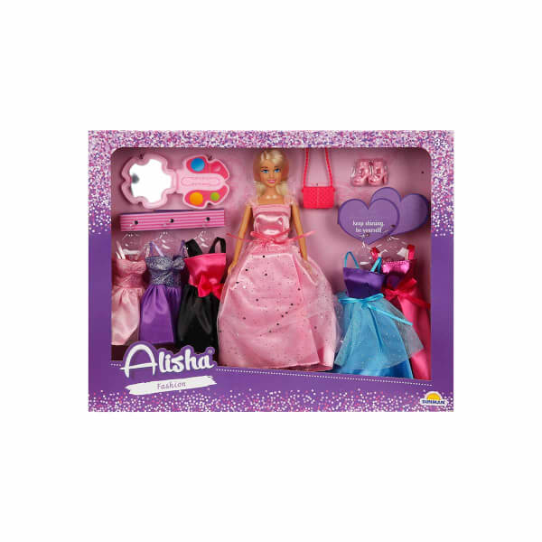 Alisha Prenses Elbiseli Bebek Oyun Seti 
